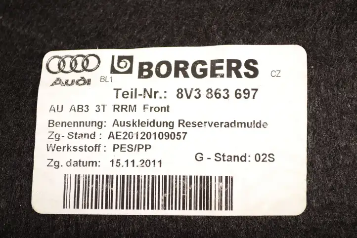 Audi A3/S3 8V (2012 - 2016) 8V3863697 Прочие детали салона — фото 5