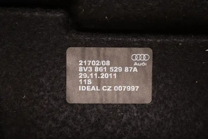 Audi A3/S3 8V (2012 - 2016) 8V386152987A Пол багажника — фото 5