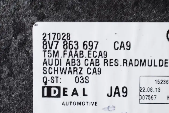 Audi A3/S3 8V (2012 - 2016) 8V7863697 Прочие детали салона — фото 5
