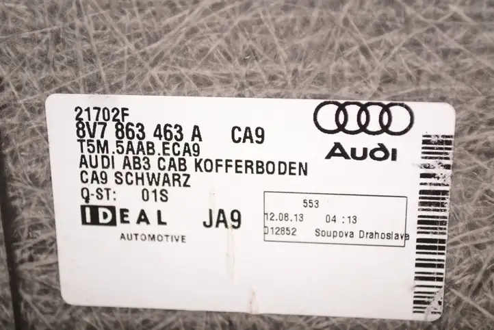 Audi A3/S3 8V (2012 - 2016) 8V7863463A Пол багажника — фото 5