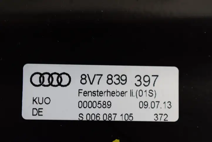 Audi A3/S3 8V (2012 - 2016) 8V7839397 Стеклоподъемник передней двери (комплект) — фото 5