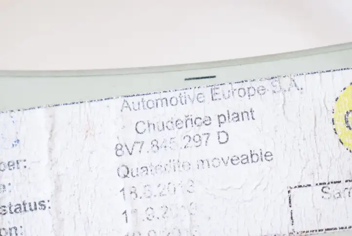 Audi A3/S3 8V (2012 - 2016) 8V7845297D Заднее боковое стекло — фото 5