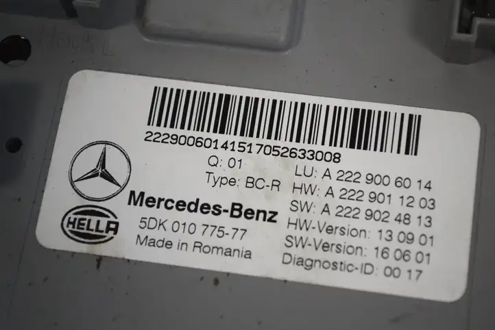 Mercedes-Benz C W205 (2014 - 2021) A2229006014 Модуль управления кузовом (BCM) — фото 6