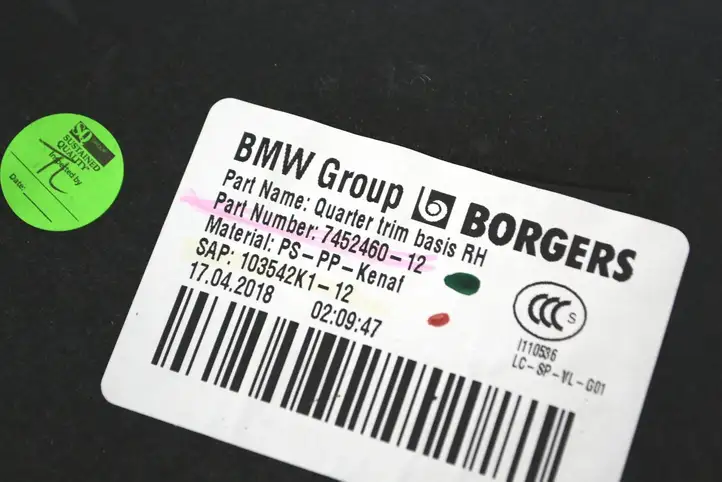 BMW X3 G01 (2018 - 2024) 7452460 Прочие детали салона — фото 5