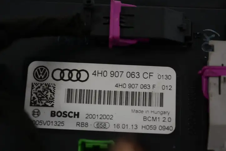 Audi A6 C7 (2011 - 2014) 4H0907063 Модуль управления кузовом (BCM) — фото 5