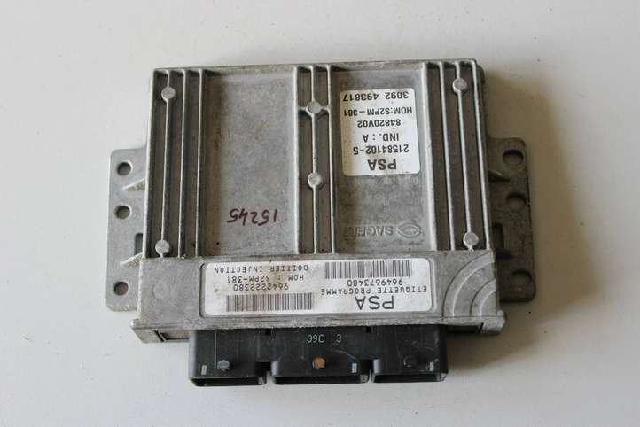 Citroen C3 (2002 - 2009)  9642222380 Блок управления двигателя