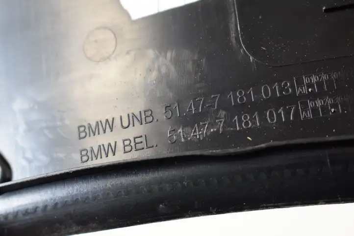 BMW 7 F01 (2008 - 2016) 8046135 Внутренняя обшивка порога (комплект) — фото 4