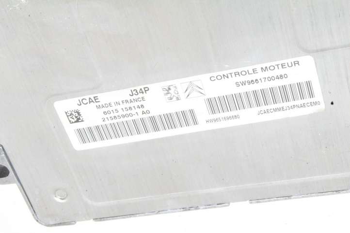 Citroen C2 (2008 - 2014)  9661700480 Блок управления двигателя