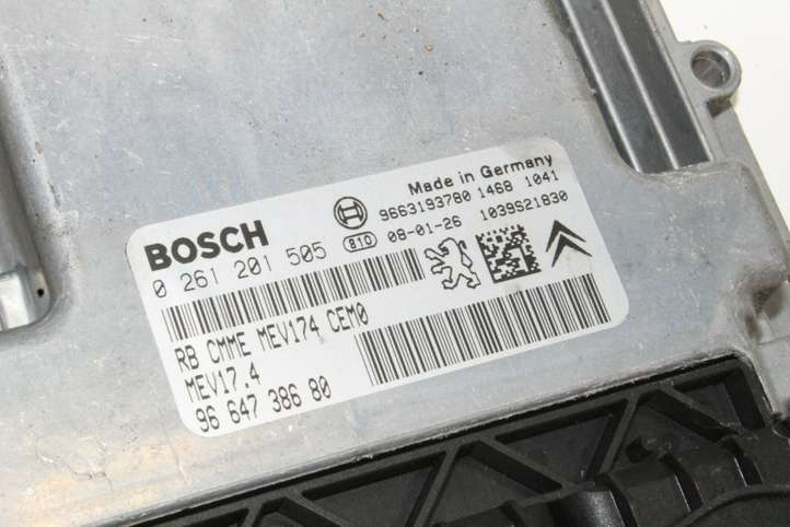 Peugeot 308 (2013 - 2021)  0261201505 Блок управления двигателя
