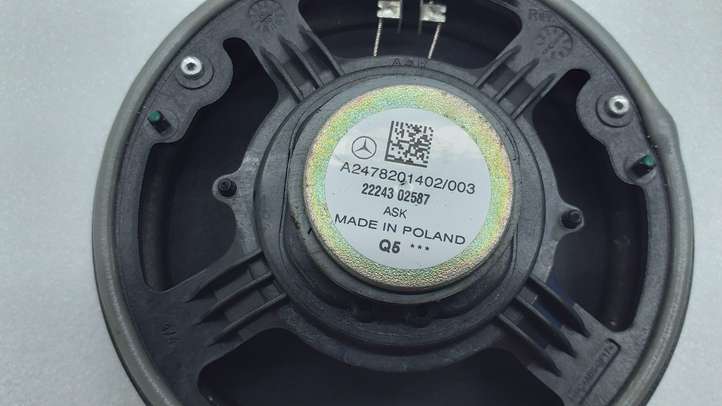 Mercedes-Benz A W177 (2018 - )  A2478201402 Громкоговоритель (громкоговорители) в задних дверях