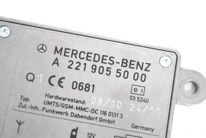 Mercedes-Benz S W221 (2005 - 2013) A2219055000 Усилитель антенны — фото 6