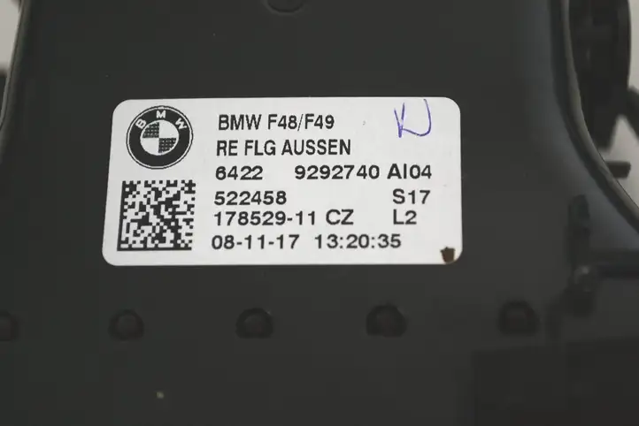 BMW X1 F48 F49 (2015 - 2022) 9292739 Воздушная решетка панели — фото 2