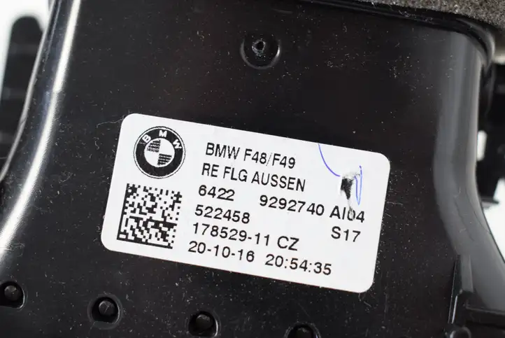 BMW X1 F48 F49 (2015 - 2022) 9292740 Воздушная решетка панели — фото 5