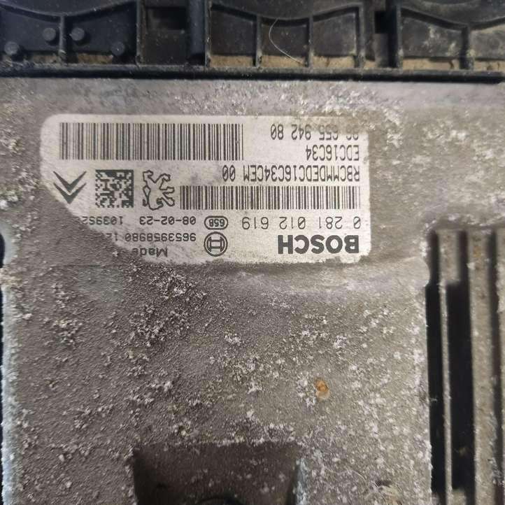 Citroen Berlingo (2003 - 2007)  0281012619 Блок управления двигателя
