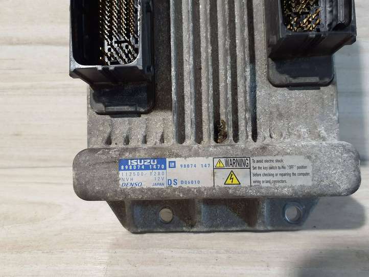 Opel Meriva (2006 - 2010)  8980741470 Блок управления двигателя