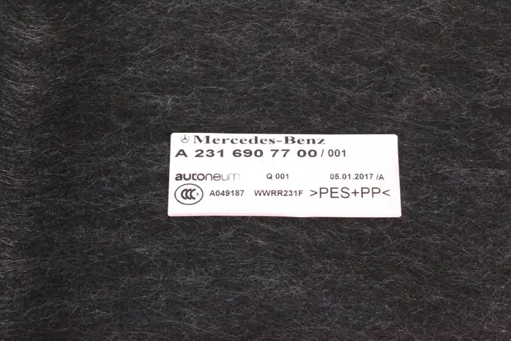 Mercedes-Benz SL R231 (2012 - 2019) A2316907700 Пол багажника — фото 5