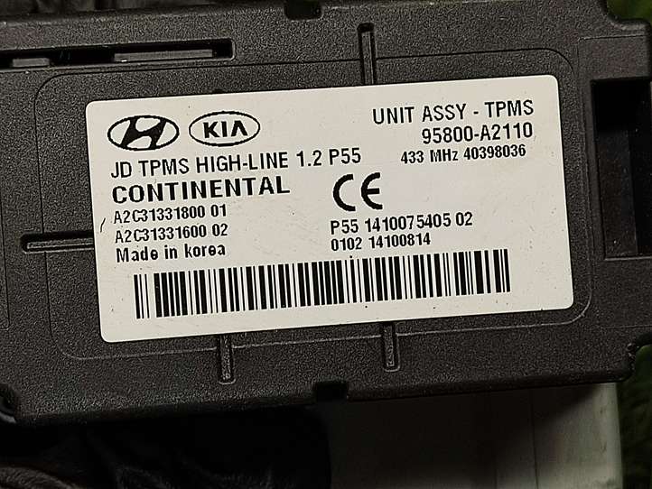 Kia Ceed (2012 - 2015)  95800A2110 Другие блоки управления / модули