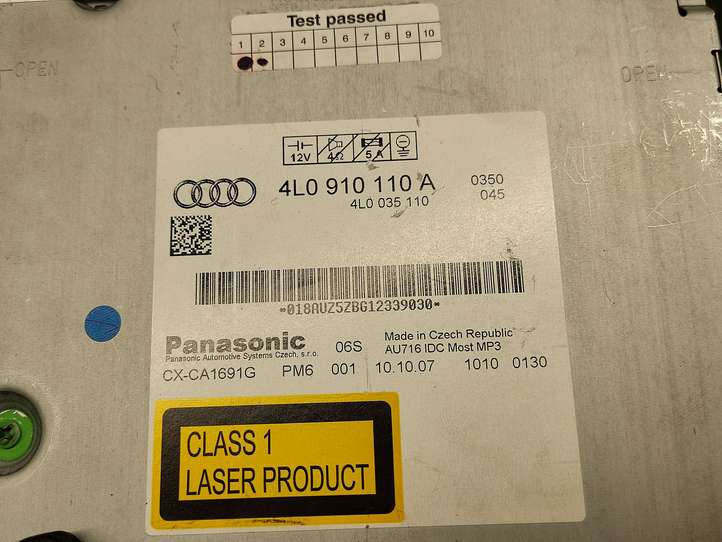 Audi Q7 (2005 - 2009)  4L0910110A Радио/ проигрыватель CD/DVD / навигация