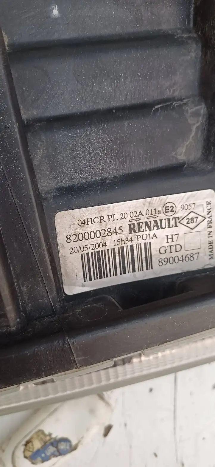 Renault Laguna II (2001 - 2005) 8200002845 Передняя фара — фото 3