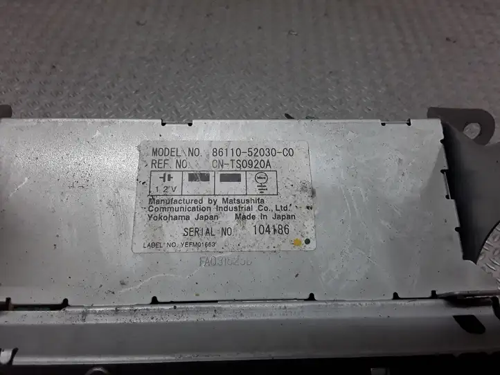 Toyota Yaris Verso (1999 - 2005) 8611052030 Магнитола / мультимедийная система — фото 2