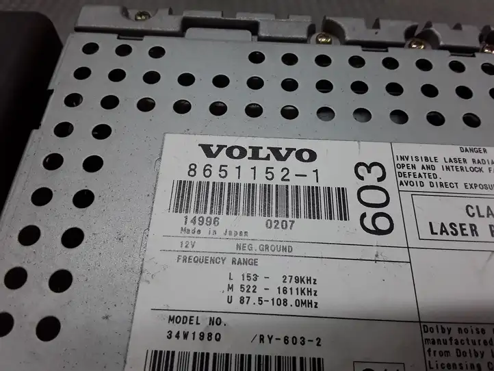Volvo V70 (2000 - 2004) 86511521 Магнитола / мультимедийная система — фото 2