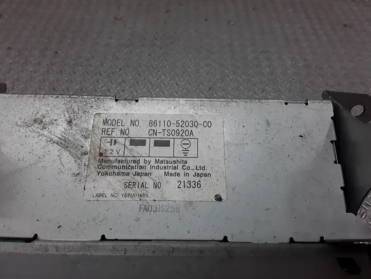 Toyota Yaris Verso (1999 - 2005) 8611052030 Магнитола / мультимедийная система — фото 2