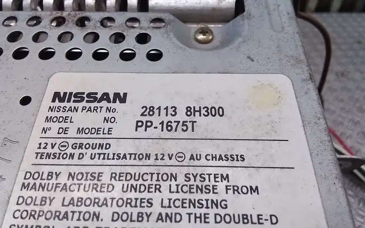 Nissan X-Trail T30 (2001 - 2007) 281138H300 Магнитола / мультимедийная система — фото 3