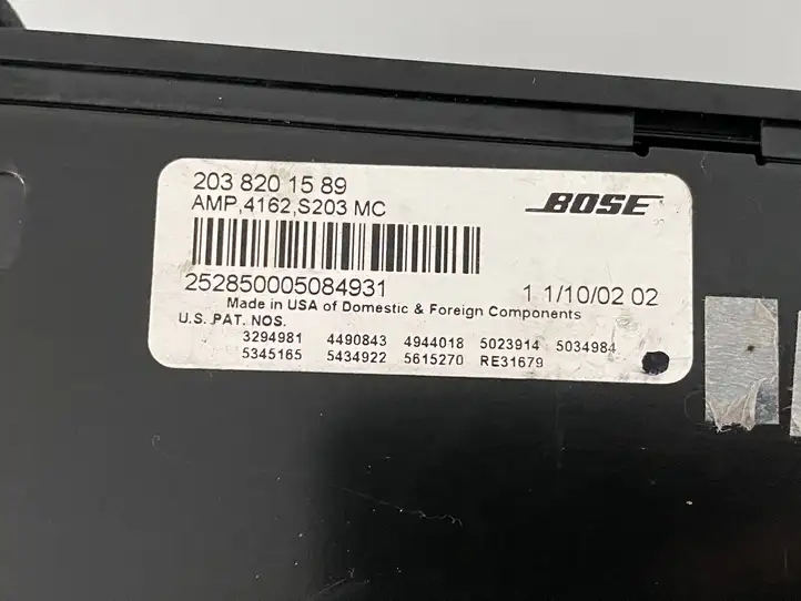 Mercedes-Benz C W203 (2000 - 2007)  2038201589 Звукоусилитель