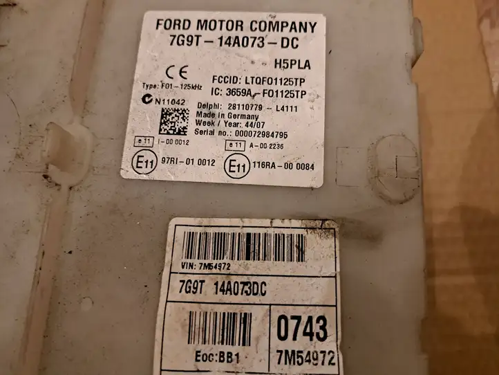 Ford Mondeo MK IV (2007 - 2014) 7G9T14A073DC Модуль комфорта — фото 3