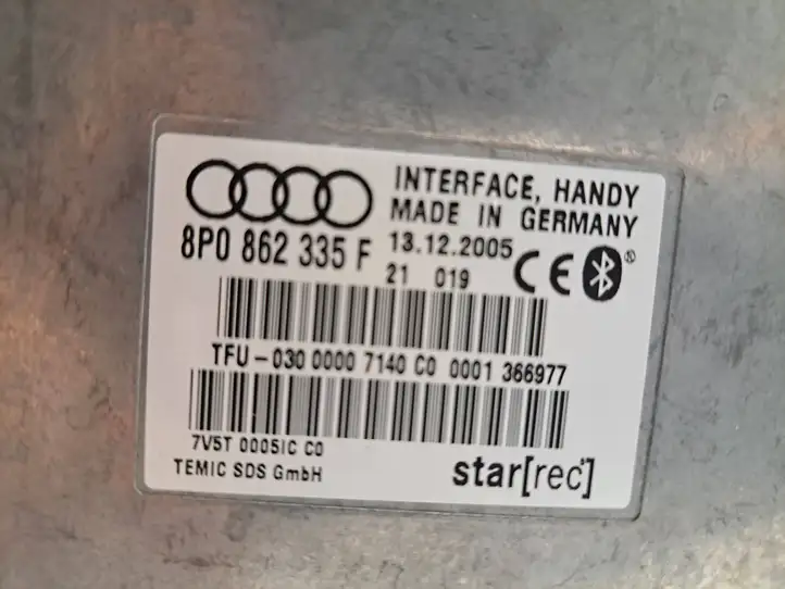 Audi A4 S4 B7 8E 8H (2004 - 2009) 8P0862335F Bluetooth модуль — фото 7