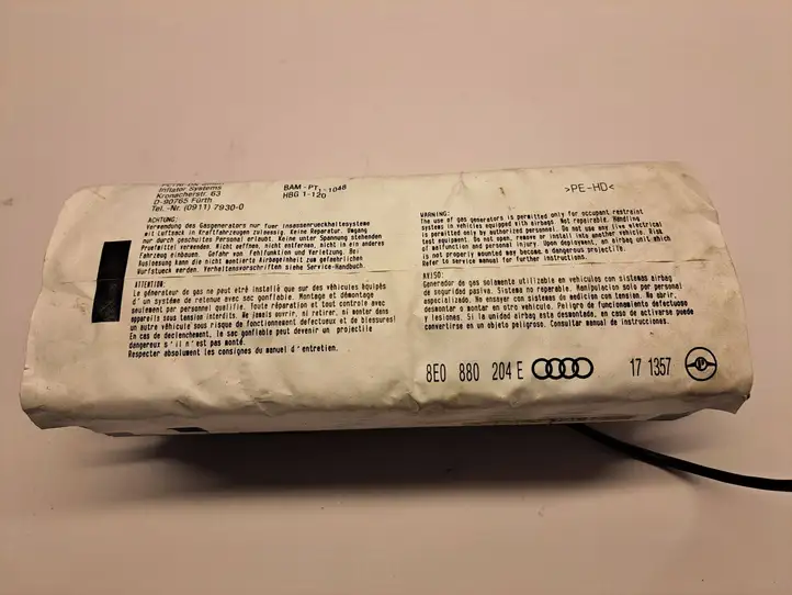 Audi A4 S4 B7 8E 8H (2004 - 2009) 8E0880204E Подушка безопасности пассажира — фото 4