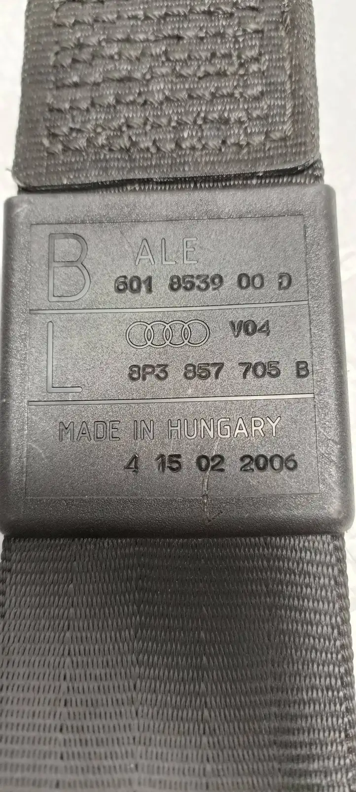 Audi A3/S3 8P (2004 - 2008) 8P3857705B Передний ремень безопасности — фото 4