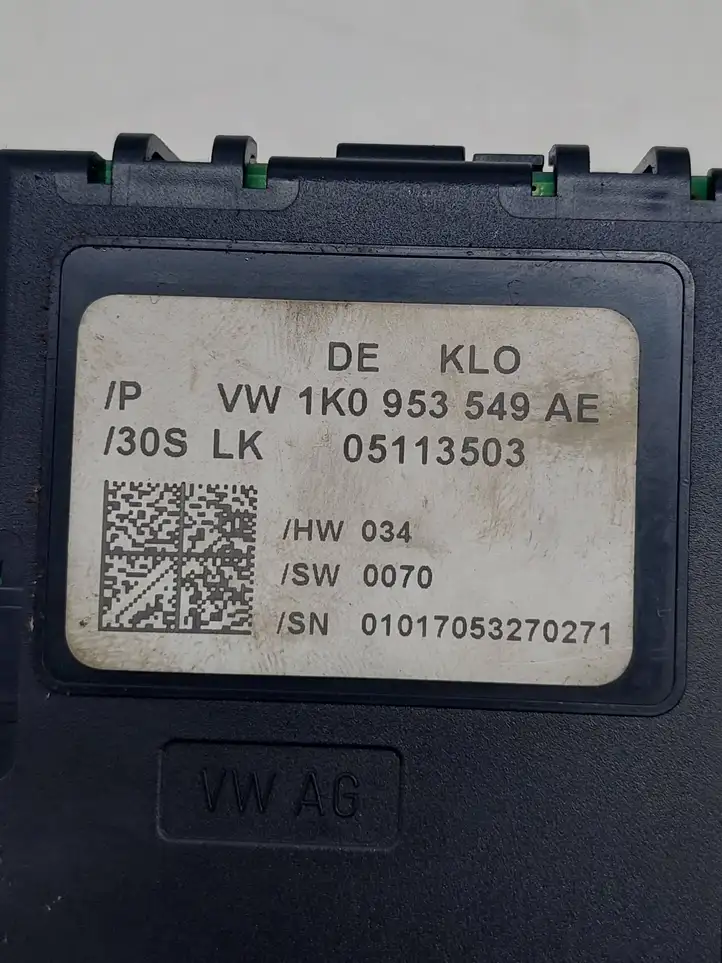 Volkswagen Caddy (2004 - 2010) 1K0953549AE Датчик угла поворота руля — фото 3
