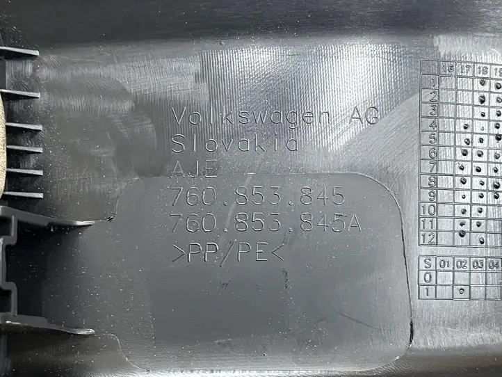 Porsche Cayenne (9Y0 9Y3) (2018 - ) 760853845A Внутренняя отделка переднего порога — фото 4