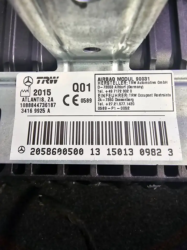 Mercedes-Benz C W205 (2014 - 2021) 2058600500 Подушка безопасности пассажира — фото 3