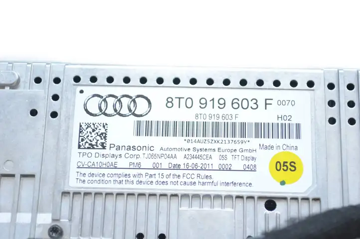 Audi A5 8T 8F (2011 - 2016) 8T0919603 Дисплей / маленький экран — фото 4