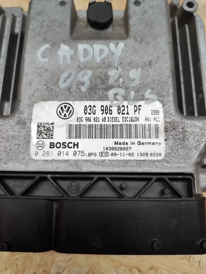 Volkswagen Caddy (2004 - 2010) 03G906021pf Блок управления двигателем (ЭБУ) — фото 2