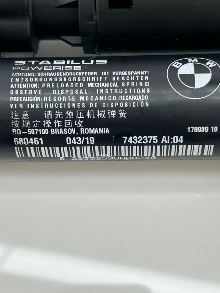BMW 4 F36 Gran coupe (2017 - ) 7432375 Амортизатор крышки багажника — фото 2