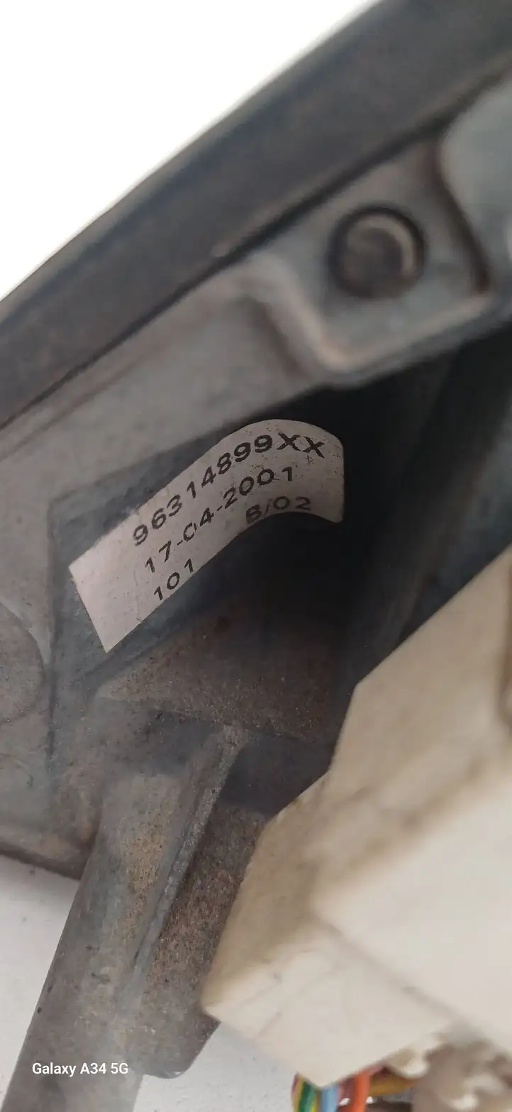 Citroen Xsara Picasso (1999 - 2012) 96314899 Боковое зеркало с электроприводом — фото 2