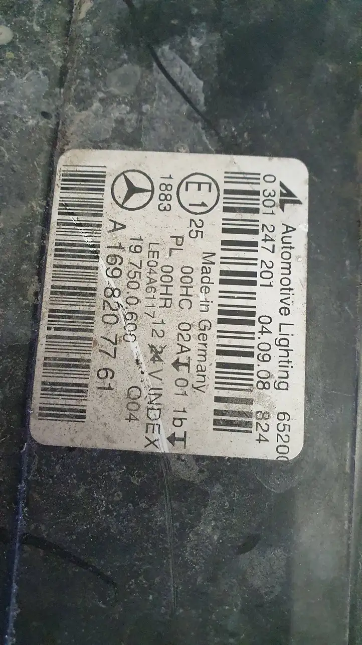 Mercedes-Benz B-class W246 (2011 - 2014) A1698207761 Передняя фара — фото 5