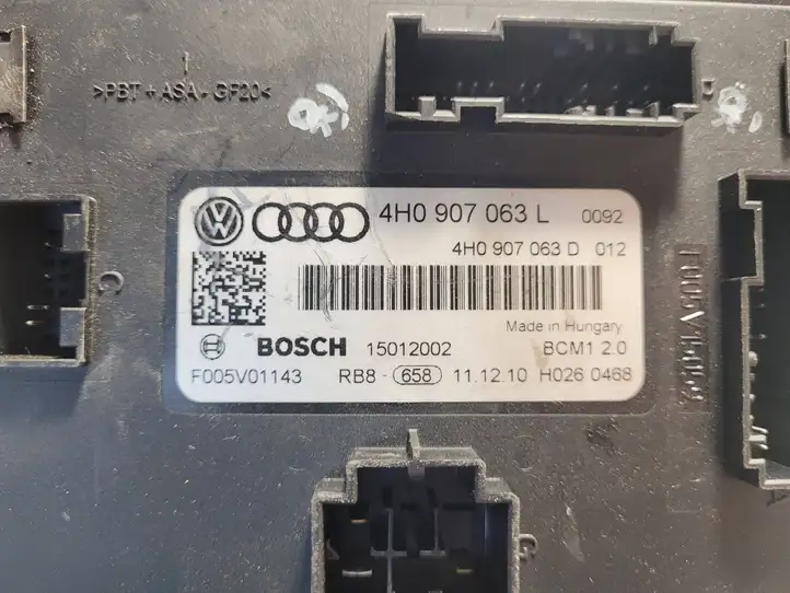Audi A8 S8 D4 4H (2010 - 2014) 4H0907063L Модуль комфорта — фото 3