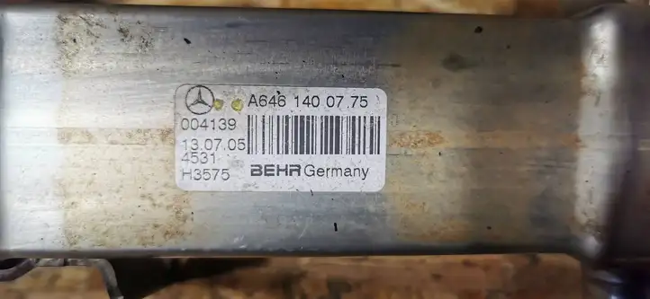 Mercedes-Benz E W211 (2002 - 2009) A6461400775 Охладитель клапана EGR — фото 5
