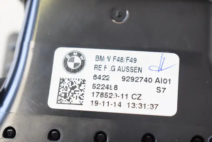 BMW X1 F48 F49 (2015 - 2022) 9292740 Воздушная решетка панели — фото 5