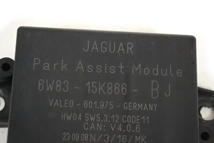 Jaguar XF X250 (2007 - 2015) 6W8315K866BJ Блок управления парктрониками — фото 6