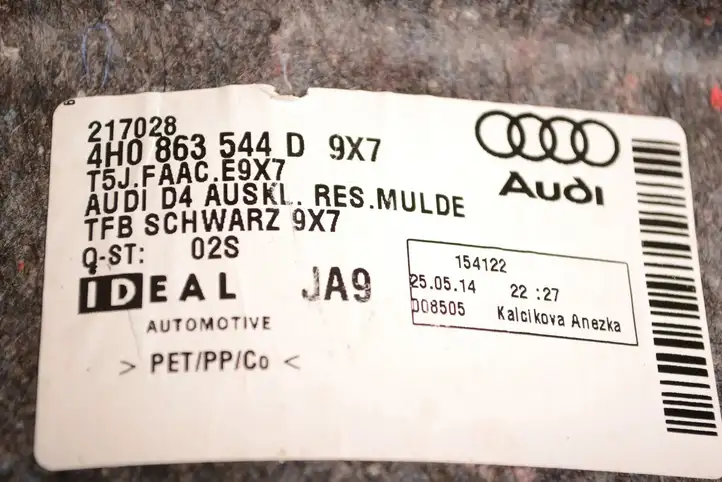 Audi A8 S8 D4 4H (2013 - 2017) 4H0863544D Пол багажника — фото 5