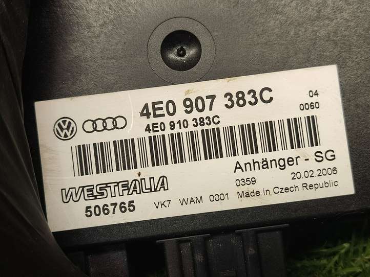 Audi Q7 (2005 - 2009)  4E0907383C Блок управления крюка для прицепа