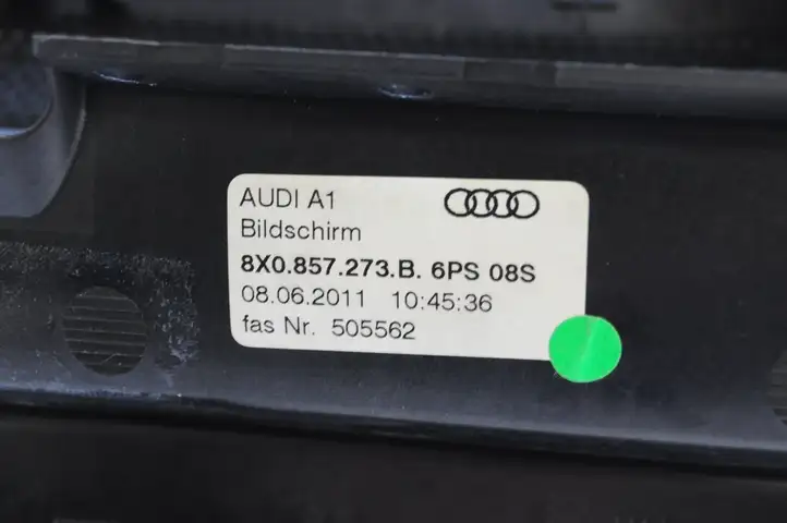 Audi A1 (2010 - 2014) 8X0857273B Дисплей / маленький экран — фото 4