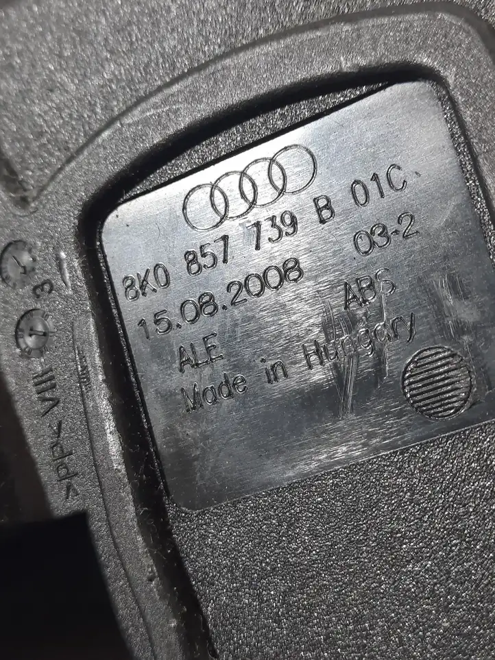 Audi A4 S4 B8 8K (2007 - 2011) 8K0857739B Замок заднего ремня — фото 3