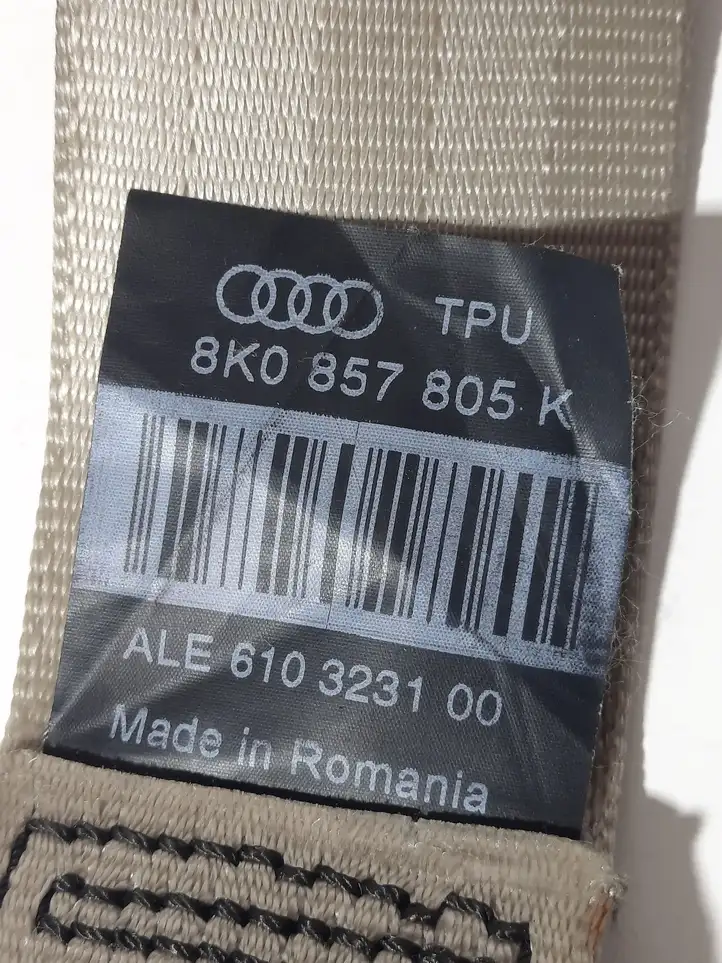 Audi A4 S4 B8 8K (2007 - 2011) 610307000 Задний ремень безопасности — фото 4