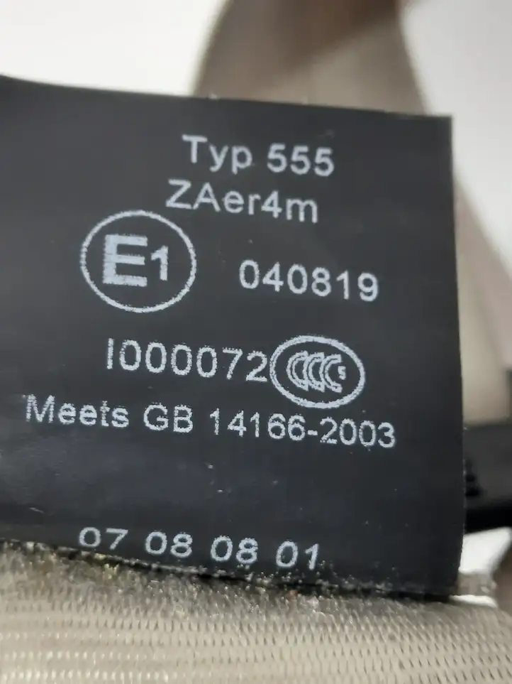 Audi A4 S4 B8 8K (2007 - 2011) 8K0857805K Задний ремень безопасности — фото 5
